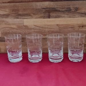 Crystal glasses 4 oz